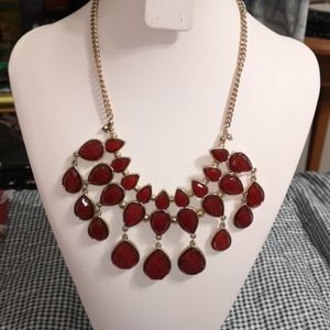 Red Statement Necklace